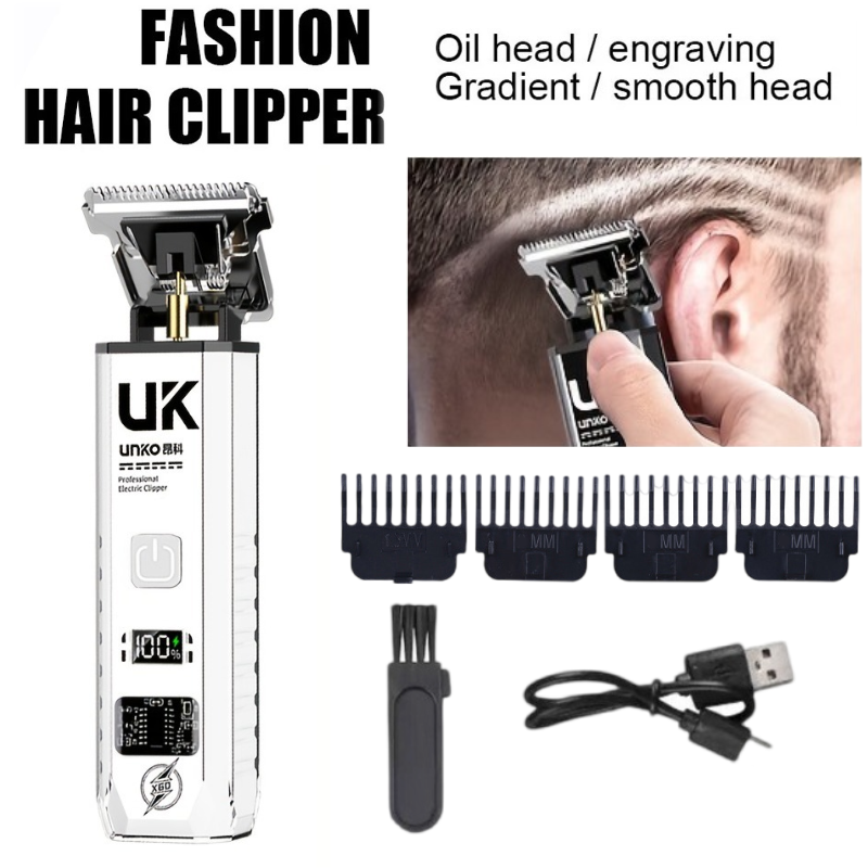 Mens Grooming Barber - Tondeuse à cheveux électrique sans fil