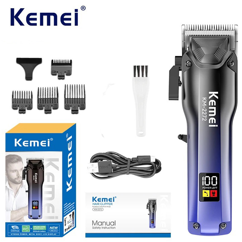 Mens Grooming Barber - Kemei tondeuse à cheveux électrique barbier