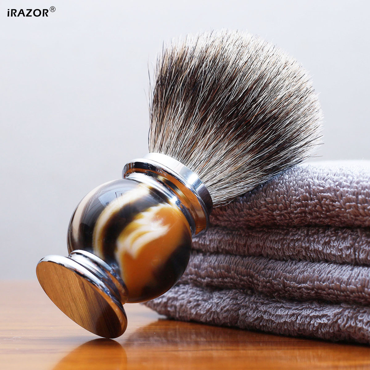 Pinceau à raser iRAZOR Silvert - Mens Grooming Barber avis et prix