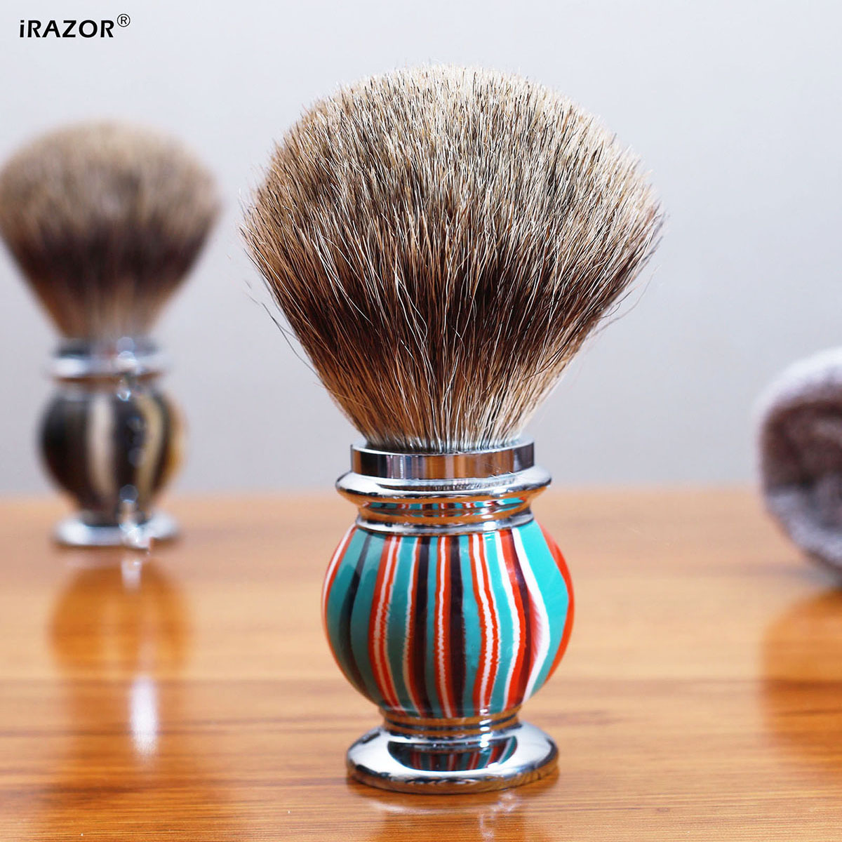 Pinceau à raser iRAZOR Silvert - Mens Grooming Barber avis et prix